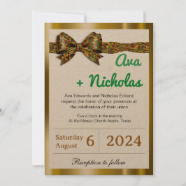 Afrikaanse Uitnodigings Serie Kaart