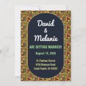 Afrikaanse Uitnodigings Serie Kaart (Voorkant)