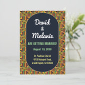 Afrikaanse Uitnodigings Serie Kaart (Staand voorkant)