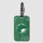 Afrikaanse Unie Bagagelabel (Voorkant (verticaal))
