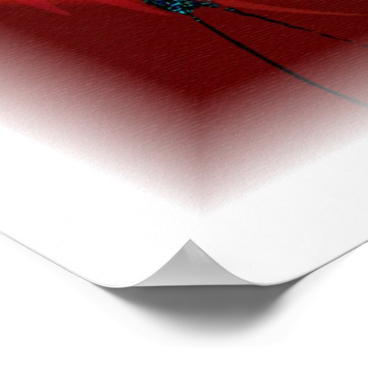 Afrikaanse Vaas Confetti Feest Poster (Hoek)