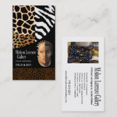 Afrikaanse verzamelobjecten: Afrocentrisch-Amerika Visitekaartje (Voorkant / Achterkant)