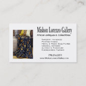 Afrikaanse verzamelobjecten: Afrocentrisch-Amerika Visitekaartje (Achterkant)