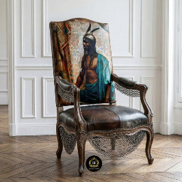 Afrikaanse Vintage Rustieke Man Textuur Decoupage Tissuepapier