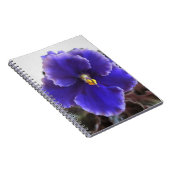 Afrikaanse Violet Blooming Notitieboek (Rechterzijde)