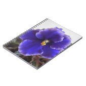 Afrikaanse Violet Blooming Notitieboek (Linkerzijde)