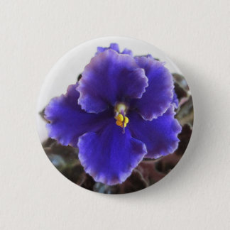 Afrikaanse Violet Blooming Ronde Button 5,7 Cm
