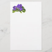 Afrikaanse violet briefpapier