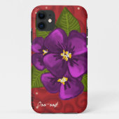 Afrikaanse Violet Dance Case-Mate iPhone Case (Achterkant)