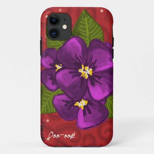 Afrikaanse Violet Dance Case-Mate iPhone Case (Achterkant)