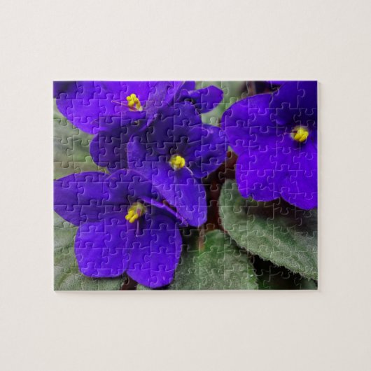 Afrikaanse Violet Flower Puzzle Legpuzzel (Horizontaal)