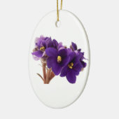 Afrikaanse violet keramisch ornament (Links)