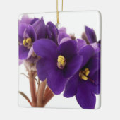 Afrikaanse violet keramisch ornament (Links)