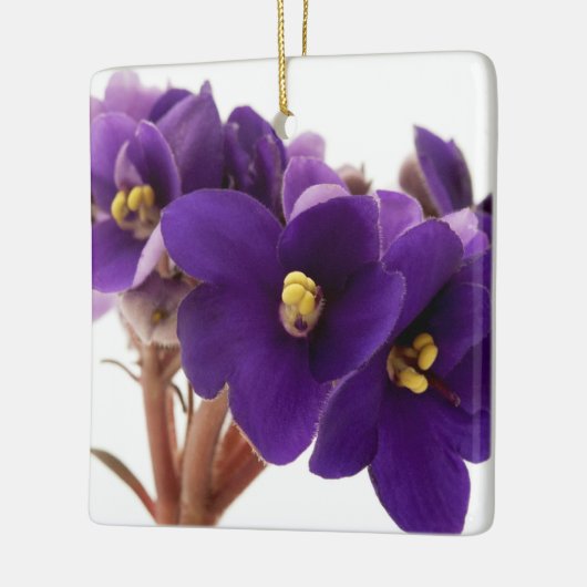 Afrikaanse violet keramisch ornament (Links)