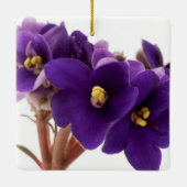 Afrikaanse violet keramisch ornament (Achterkant)