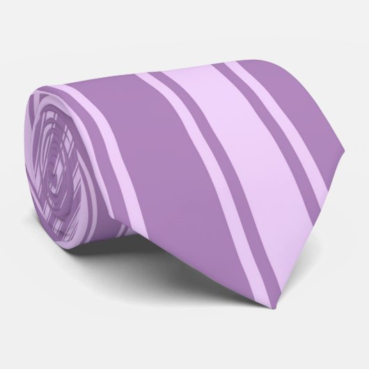 Afrikaanse violet kleurenband Funky Patroon Stropdas (Opgerold)