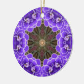 Afrikaanse Violet Ornamant Keramisch Ornament (Links)