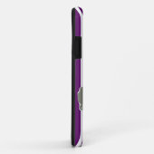 Afrikaanse Violet Safari Stripe met luipaard Case-Mate iPhone Case (Achterkant/rechts)