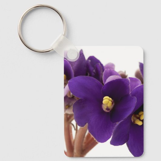 Afrikaanse violet sleutelhanger (Voorkant)
