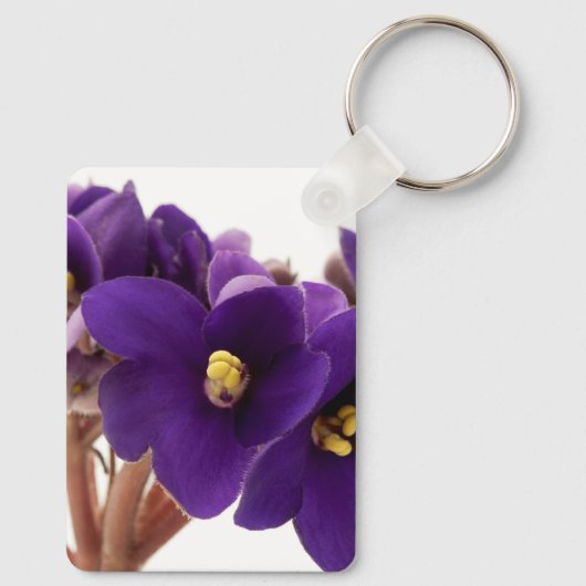 Afrikaanse violet sleutelhanger (Achterkant)