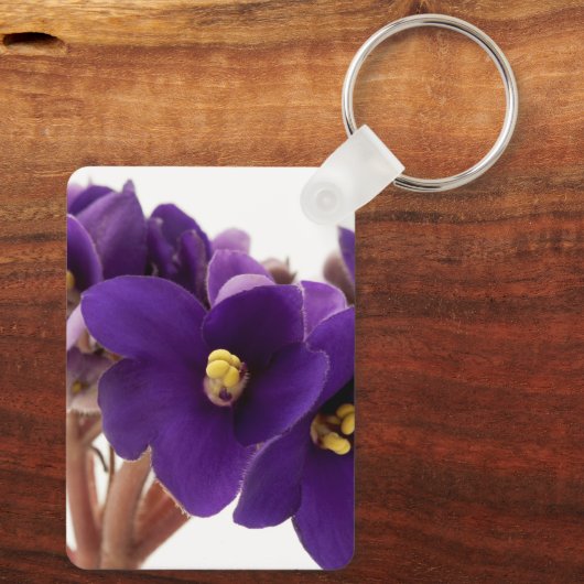 Afrikaanse violet sleutelhanger (Achterkant)