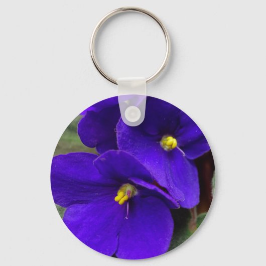 Afrikaanse Violet Sleutelhanger (Voorkant)