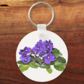 Afrikaanse violet sleutelhanger (Voorkant)