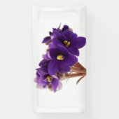 Afrikaanse violet spandoek (Verticaal)