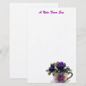 Afrikaanse Violet Stationnery Briefpapier