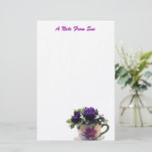 Afrikaanse Violet Stationnery Briefpapier