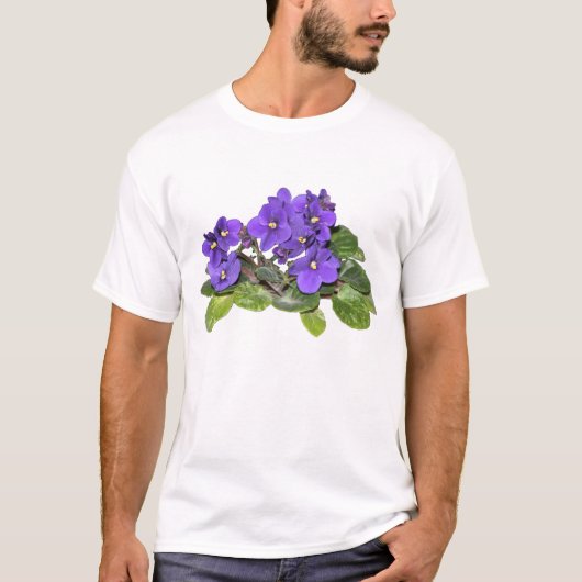 Afrikaanse violet t-shirt (Voorkant)