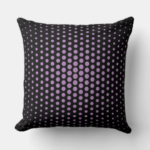 Afrikaanse violet Techno Stippen Modern Black Kussen