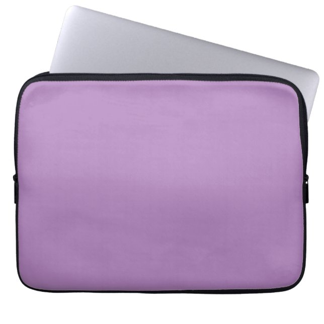 Afrikaanse violet (vaste kleur) laptop sleeve (Voorkant)