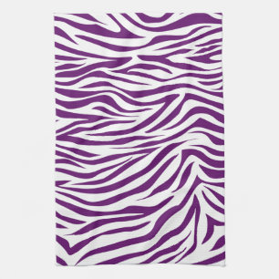 Afrikaanse Violette Safari Zebra Theedoek