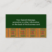 Afrikaanse Visitekaartjes (Achterkant)