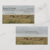 Afrikaanse visitekaartjes voor de wetenschap van w (Voorkant / Achterkant)