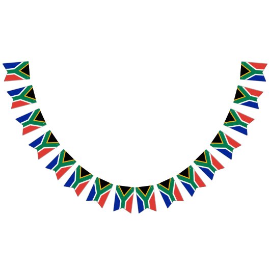 Afrikaanse vlag en partij Zuid-Afrika banner/bruil Vlaggetjes (Alle)