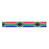 Afrikaanse vlag en Zuid-Afrikaans reizen, vakantie Grosgrain Lint (Voorkant)