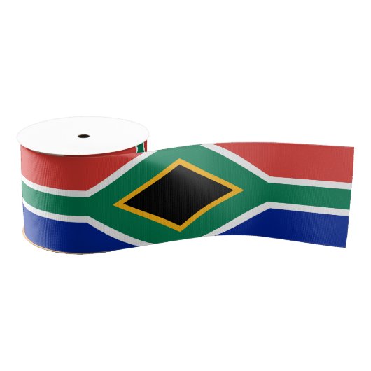 Afrikaanse vlag en Zuid-Afrikaans reizen, vakantie Grosgrain Lint (Spoel)