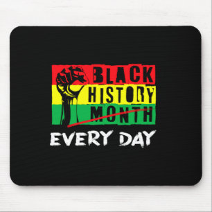Afrikaanse Vlag Gebalde Vuist Black History Month  Muismat
