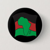 Afrikaanse vlag ronde button 5,7 cm (Voorkant)