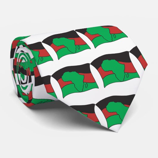 Afrikaanse vlag stropdas (Opgerold)