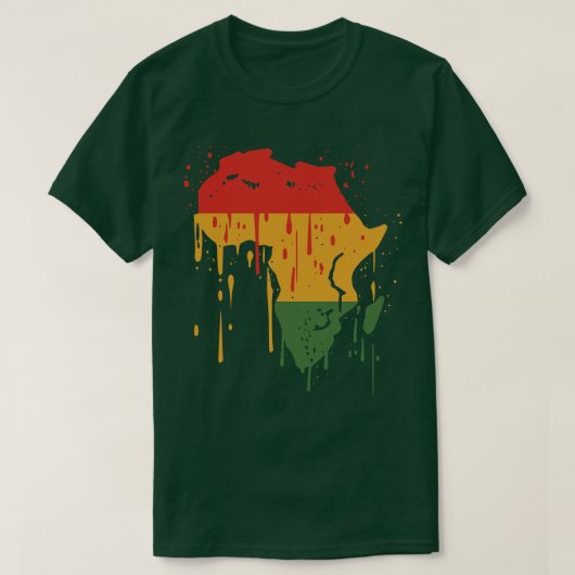 Afrikaanse vlag t-shirt (Design voorkant)