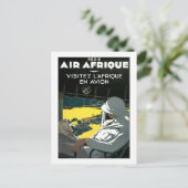 -Afrikaanse vliegreizen Briefkaart (Staand voorkant)