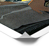 -Afrikaanse vliegreizen Poster (Hoek)