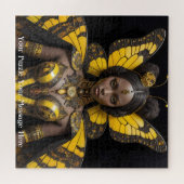 Afrikaanse Vlinderjurk Legpuzzel (Horizontaal)