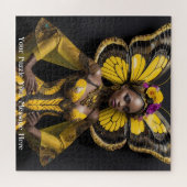 Afrikaanse Vlinderjurk Legpuzzel (Horizontaal)