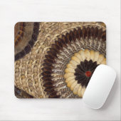 Afrikaanse vlinderkunst Mousepad - Art Deco Muismat (Met muis)