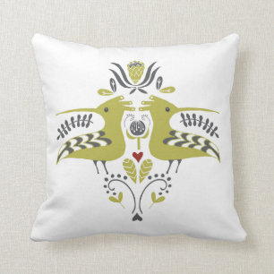 Afrikaanse vogel / Hoepoe / Design / Coral / Shwes Kussen