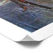 Afrikaanse Vogeljongen — Afrocentrisch Aquarel Poster (Hoek)